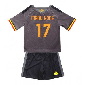 AS Roma Manu Kone #17 Tredjeställ Barn 2026-27 Kortärmad (+ Korta byxor)